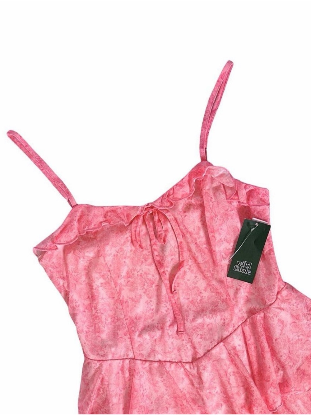 Wild Fable Tiered Ruffled Dress in bubblegum pink - Picture 4 of 7